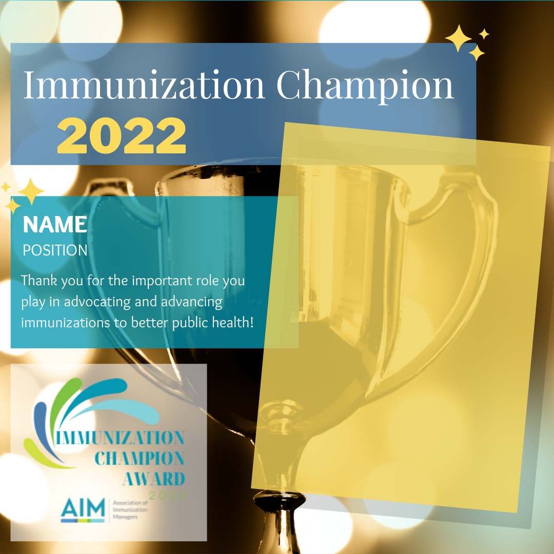 Immunization Champion 2022