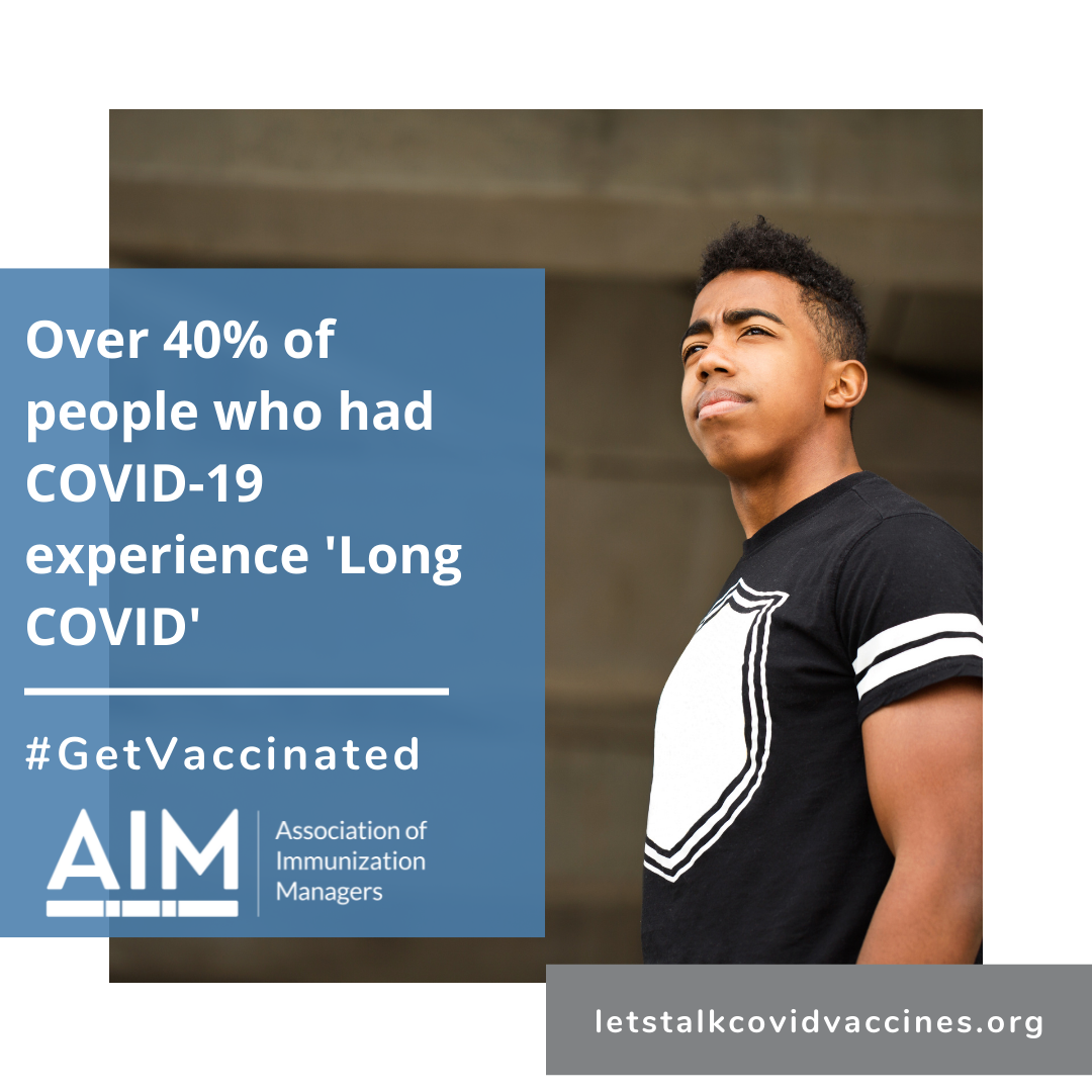 #GetVaccinated Over 40% of people who had COVID-19 Experience "long covid"