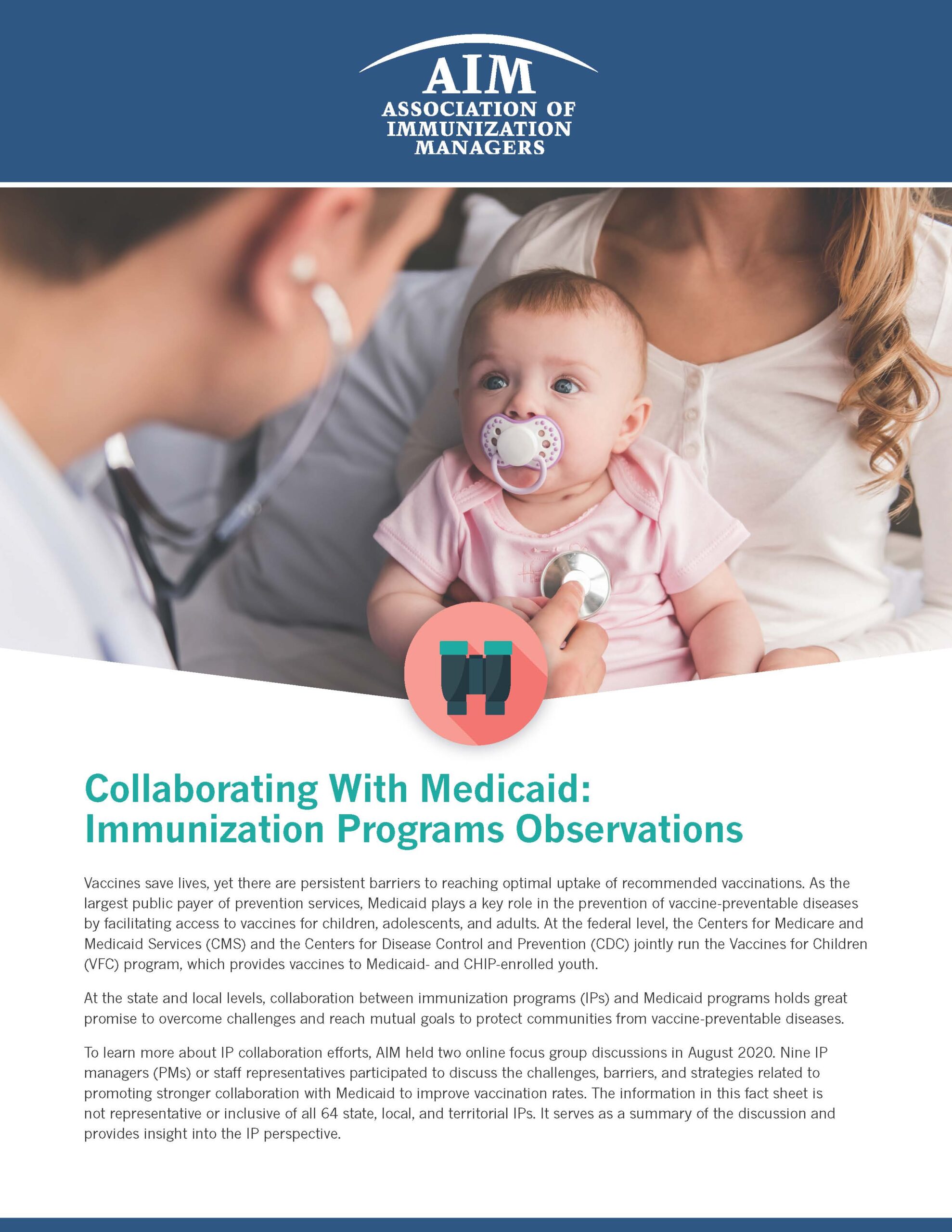 Collaborating with Medicaid Immunization Programs Observation cover image