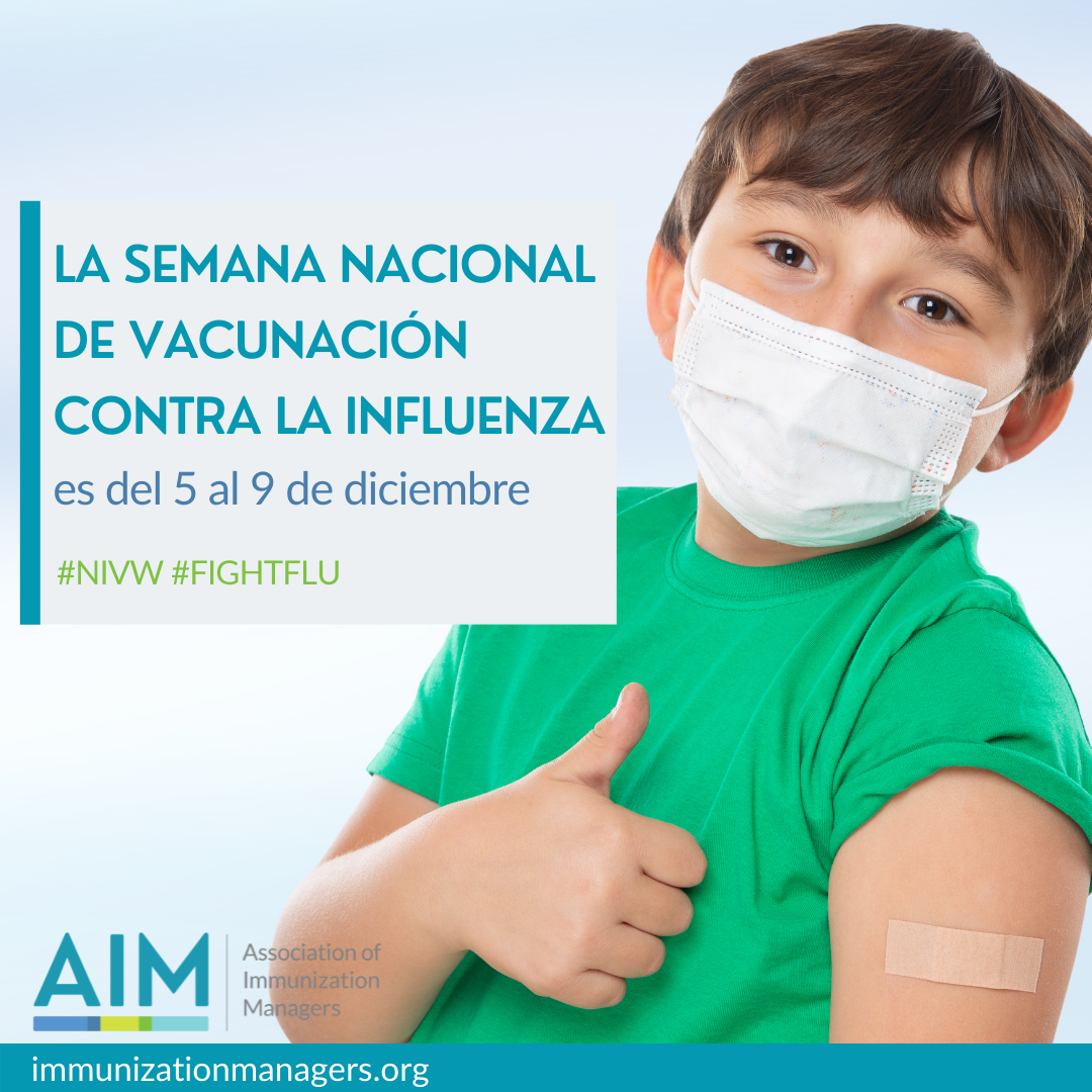 La Semana Nacional De Vacunacion Contra La Influenza es del 5 al 9 de diciembre #NIVW #FightFlu