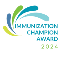 Immunization Champion Award 2024 logo