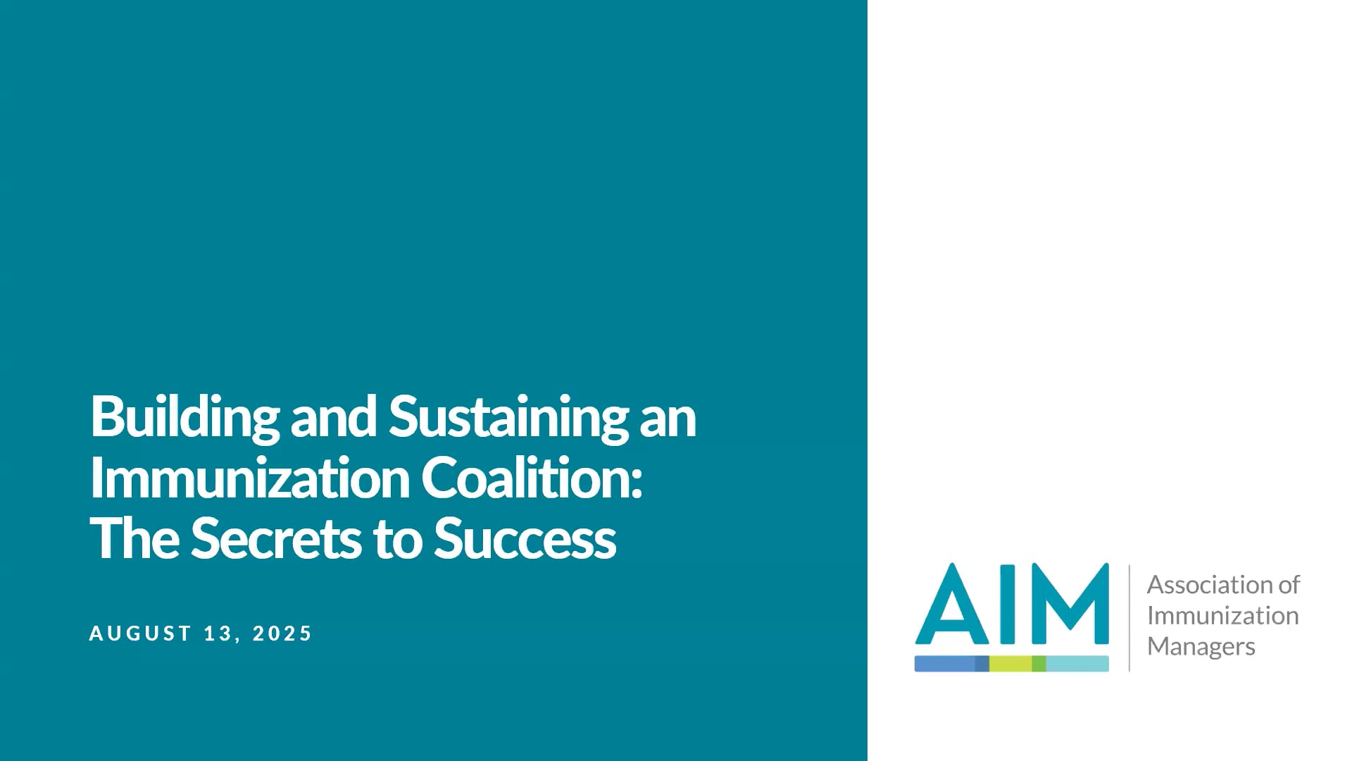 Coalition Webinar thumbnail 2025