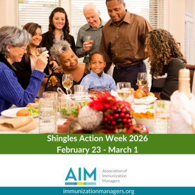 Shingles Awareness Week - Sample Message 4 AIM Logo Shingles Awareness Week - Sample Message 4 AIM Logo