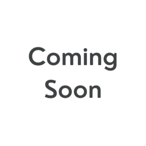 White background with dark gray text that reads, "Coming Soon."